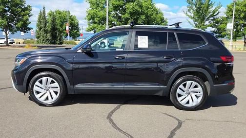 Deep Black Pearl 2021 Volkswagen Atlas 3.6L SEL
