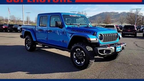 Hydro Blue Pearlcoat 2026 Jeep Gladiator Rubicon