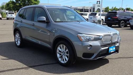 Space Gray Metallic 2016 BMW X3 xDrive28i