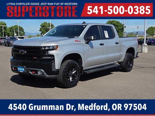 Silver Ice Metallic 2020 Chevrolet Silverado 1500 LT Trail Boss