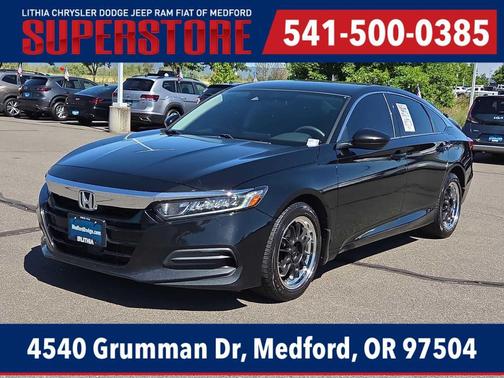 Crystal Black Pearl 2020 Honda Accord LX 1.5T