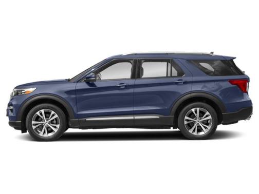 Infinite Blue Metallic Tinted Clearcoat 2021 Ford Explorer Platinum