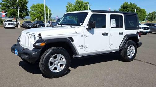 Bright White Clearcoat 2020 Jeep Wrangler Unlimited Sport