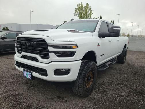 Bright White Clearcoat 2025 RAM 3500 Laramie