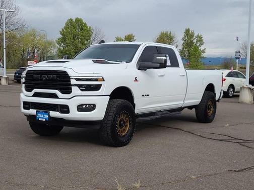 Bright White Clearcoat 2025 RAM 3500 Laramie