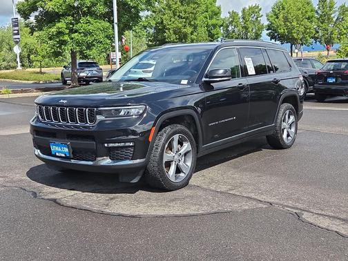 Diamond Black Crystal Pearlcoat 2021 Jeep Grand Cherokee L Limited