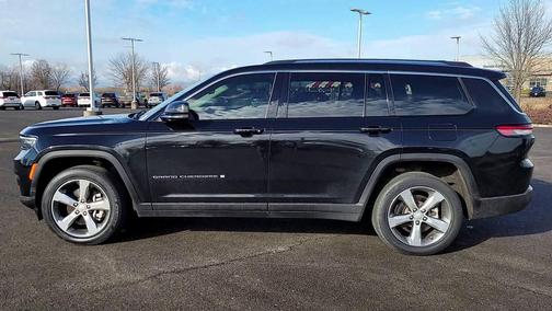 Diamond Black Crystal Pearlcoat 2021 Jeep Grand Cherokee L Limited