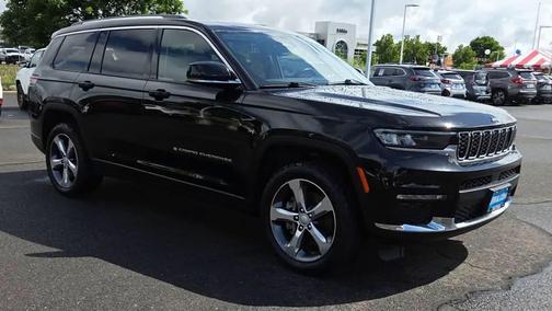 Diamond Black Crystal Pearlcoat 2021 Jeep Grand Cherokee L Limited