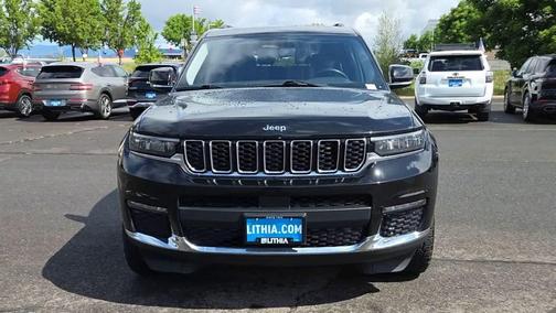Diamond Black Crystal Pearlcoat 2021 Jeep Grand Cherokee L Limited