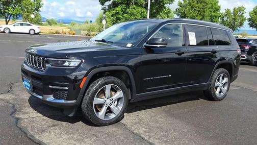 Diamond Black Crystal Pearlcoat 2021 Jeep Grand Cherokee L Limited