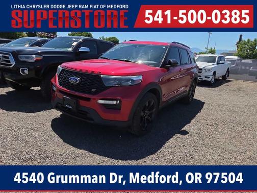 Rapid Red Metallic Tinted Clearcoat 2020 Ford Explorer ST