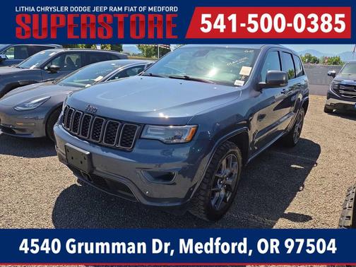 Slate Blue Pearlcoat 2021 Jeep Grand Cherokee 80th Anniversary