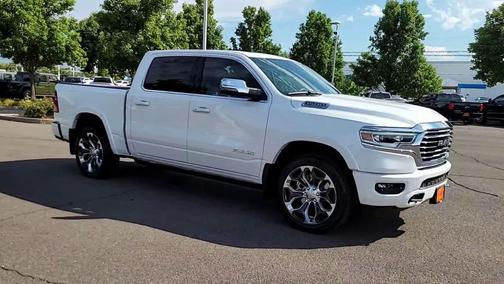 Ivory White Tri-Coat Pearlcoat 2024 RAM 1500 Longhorn