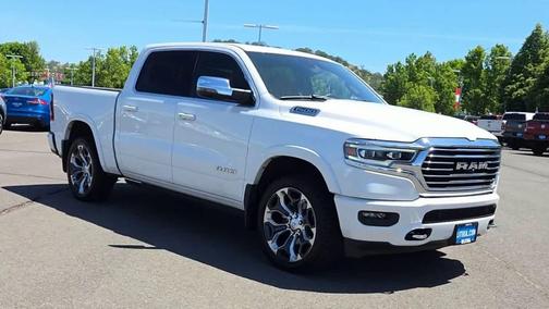 Ivory White Tri-Coat Pearlcoat 2024 RAM 1500 Longhorn