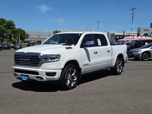 Ivory White Tri-Coat Pearlcoat 2024 RAM 1500 Longhorn