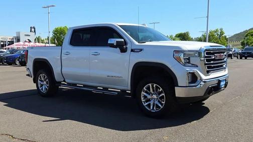 White Frost Tricoat 2020 GMC Sierra 1500 SLT