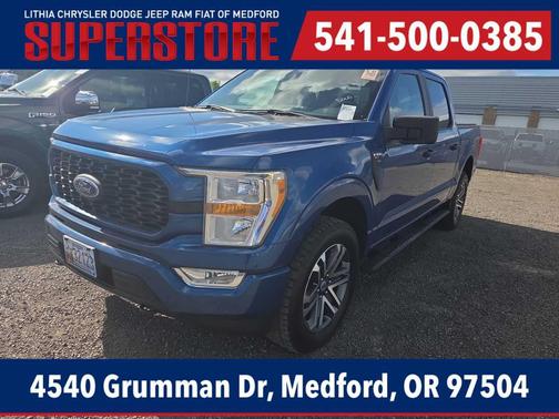Atlas Blue Metallic 2022 Ford F-150 XL