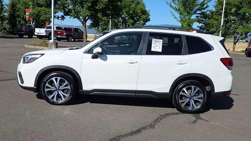 Crystal White Pearl 2020 Subaru Forester Limited