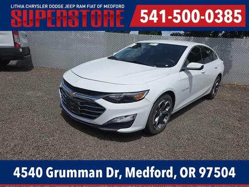 Summit White 2023 Chevrolet Malibu LT