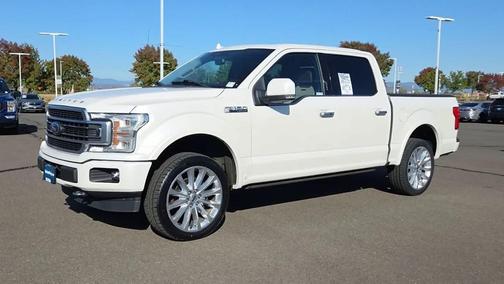White Platinum Metallic Tri-Coat 2019 Ford F-150 Limited