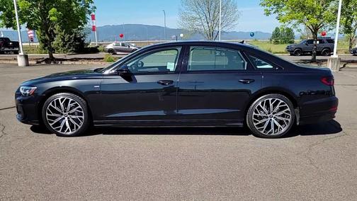 Vesuvius Gray Metallic 2023 Audi A8 L 55 TFSI quattro Tiptronic