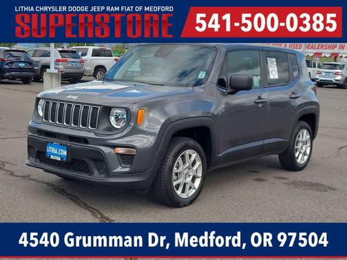 Graphite Gray 2023 Jeep Renegade Latitude