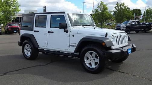 Bright White Clearcoat 2016 Jeep Wrangler Unlimited Sport