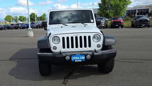 Bright White Clearcoat 2016 Jeep Wrangler Unlimited Sport