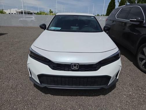 Platinum White Pearl 2025 Honda Civic Sport