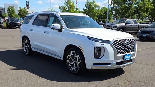 Hyper White 2022 Hyundai PALISADE Calligraphy