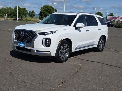 Hyper White 2022 Hyundai PALISADE Calligraphy