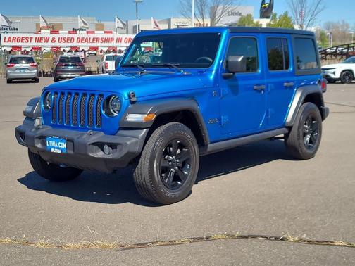Hydro Blue Pearlcoat 2023 Jeep Wrangler Sport