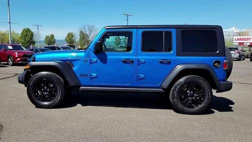 Hydro Blue Pearlcoat 2023 Jeep Wrangler Sport