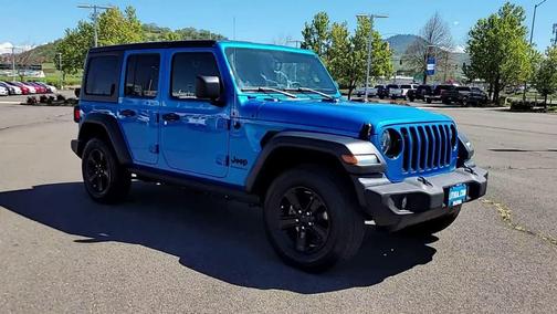 Hydro Blue Pearlcoat 2023 Jeep Wrangler Sport