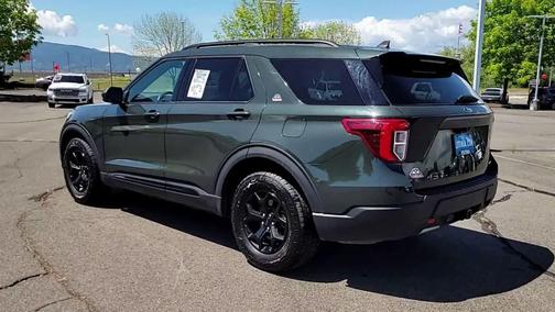 Forged Green Metallic 2023 Ford Explorer Timberline