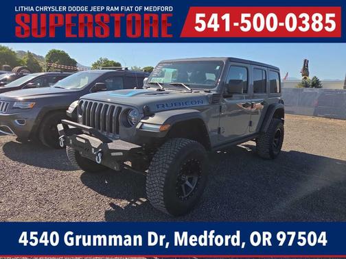Sting-Gray Clearcoat 2023 Jeep Wrangler 4xe Rubicon