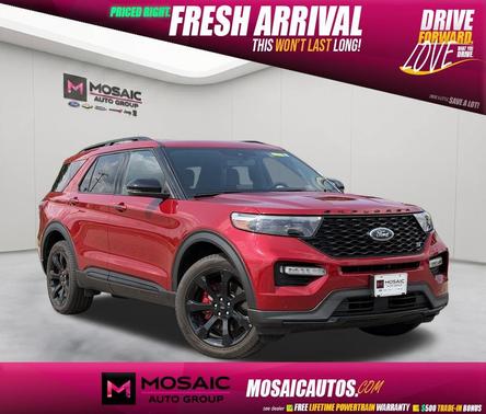 Rapid Red Metallic Tinted Clearcoat 2024 Ford Explorer ST