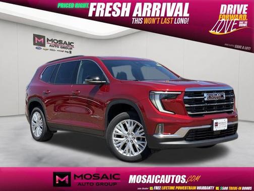 Volcanic Red Tintcoat 2025 GMC Acadia AWD Elevation