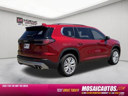Volcanic Red Tintcoat 2025 GMC Acadia AWD Elevation