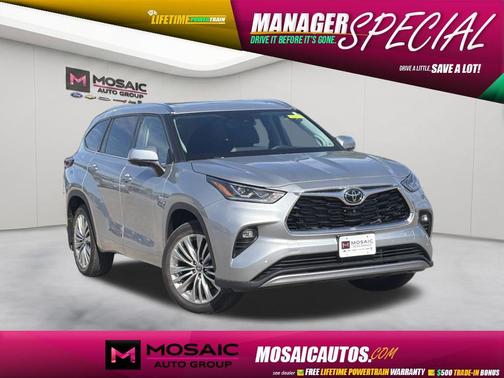 Celestial Silver Metallic 2024 Toyota Highlander Platinum