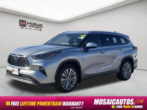 Celestial Silver Metallic 2024 Toyota Highlander Platinum