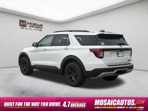 Star White Metallic Tri-Coat 2026 Ford Explorer Tremor