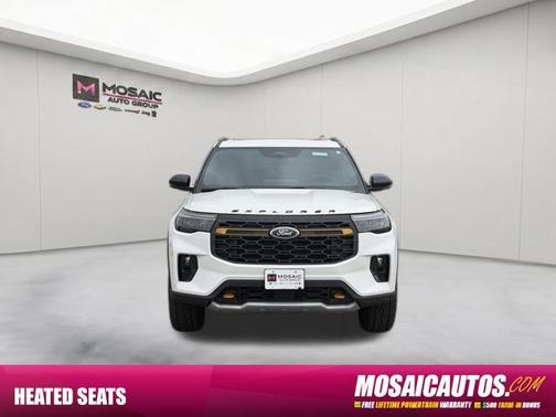 Star White Metallic Tri-Coat 2026 Ford Explorer Tremor