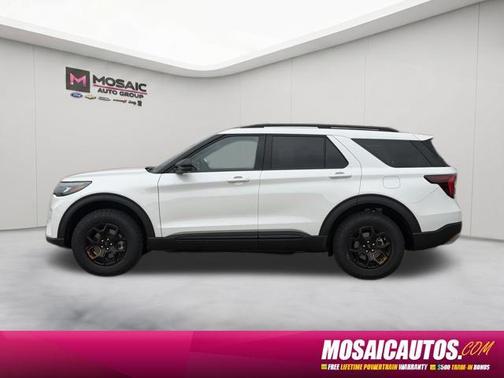 Star White Metallic Tri-Coat 2026 Ford Explorer Tremor