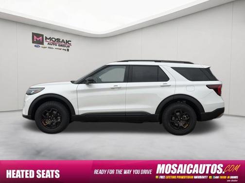 Star White Metallic Tri-Coat 2026 Ford Explorer Tremor