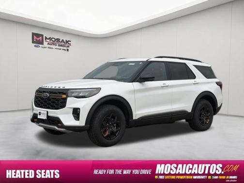 Star White Metallic Tri-Coat 2026 Ford Explorer Tremor
