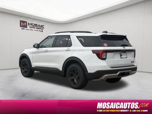 Star White Metallic Tri-Coat 2026 Ford Explorer Tremor
