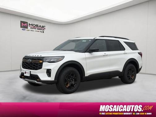 Star White Metallic Tri-Coat 2026 Ford Explorer Tremor