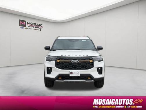 Star White Metallic Tri-Coat 2026 Ford Explorer Tremor