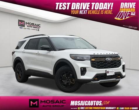 Star White Metallic Tri-Coat 2026 Ford Explorer Tremor